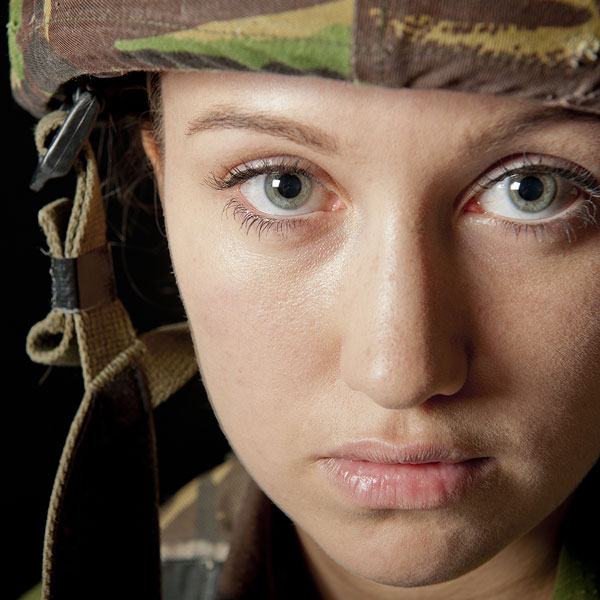 Female Veteran. Veterans' Trauma.